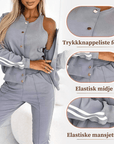 ASHLEY | 3 - DELT SETT MED BASEBALLJAKKE & BUKSER - Nordic Boutique & Co.