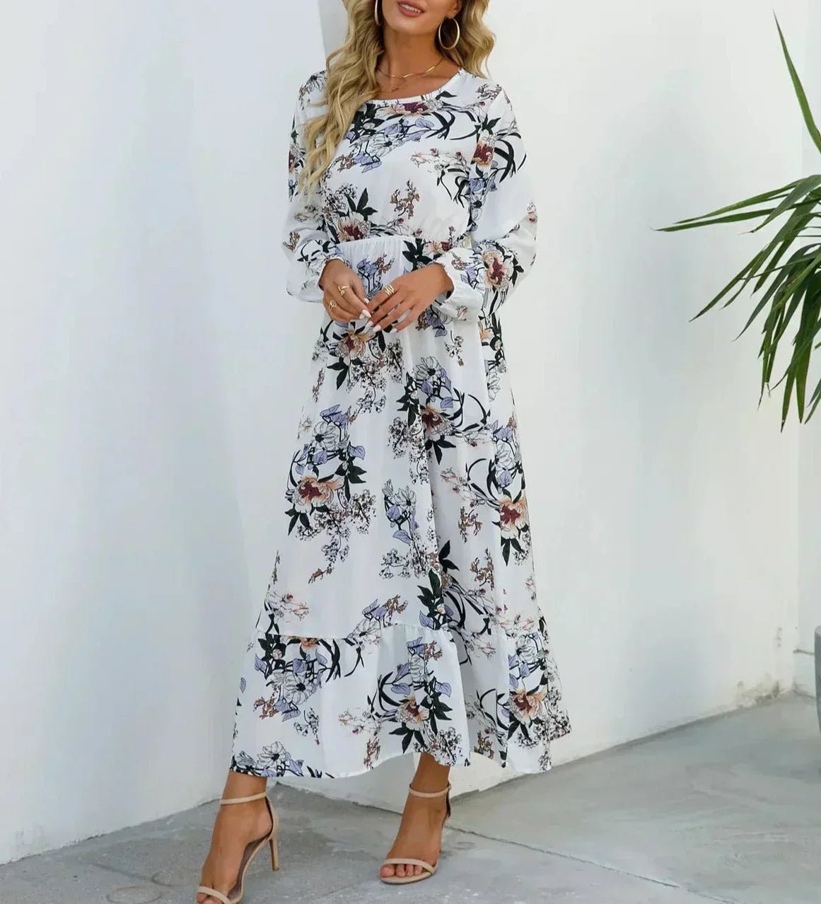 CALLIOPE | FLORAL MAXI DRESS - Nordic Boutique &amp; Co.