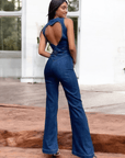 CAPRI | FIGURSLÅENDE DENIM JUMPSUIT - Nordic Boutique & Co.