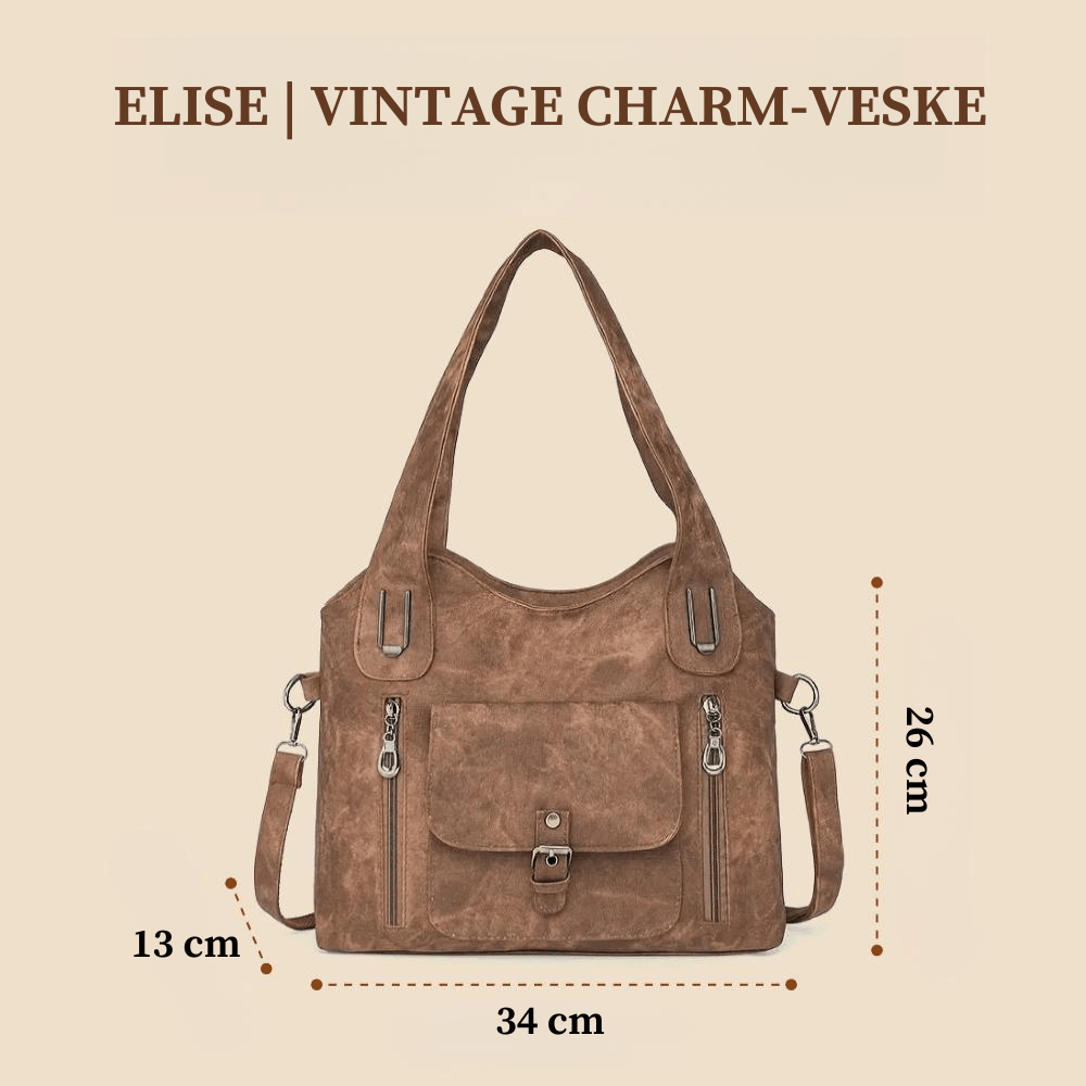 ELISE | VINTAGE CHARM SKULDERVESKE - Nordic Boutique & Co.