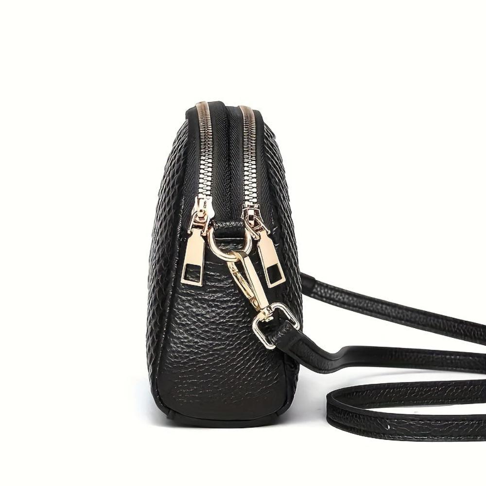 ISABELLA | KROKODILLEMØNSTRET MINI CROSSBODY - VESKE - Nordic Boutique &amp; Co.