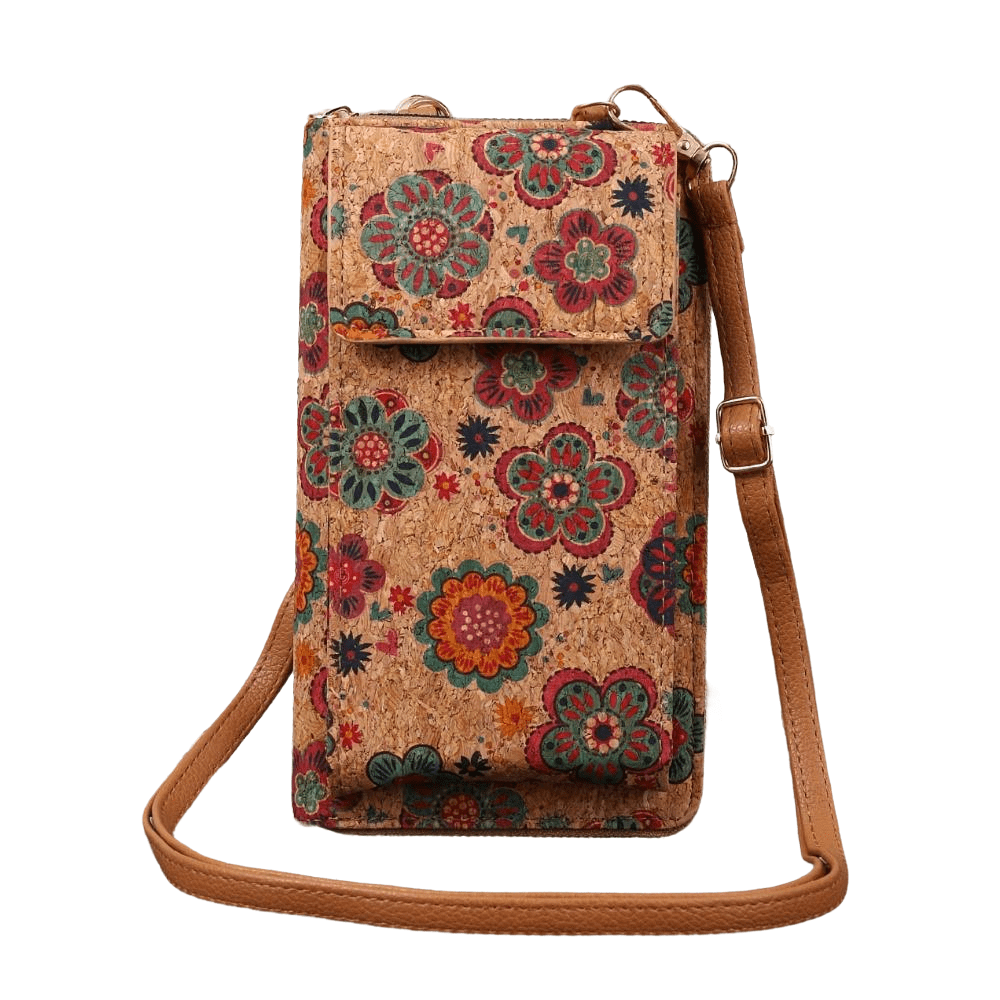 LILA | BOHO BLOMSTER CROSSBODY LOMMEBOK - Nordic Boutique &amp; Co.