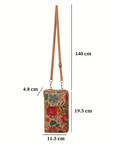 LILA | BOHO BLOMSTER CROSSBODY LOMMEBOK - Nordic Boutique & Co.