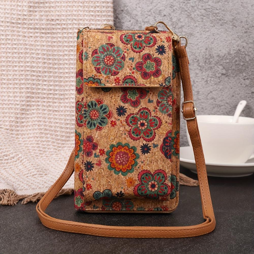 LILA | BOHO BLOMSTER CROSSBODY LOMMEBOK - Nordic Boutique &amp; Co.