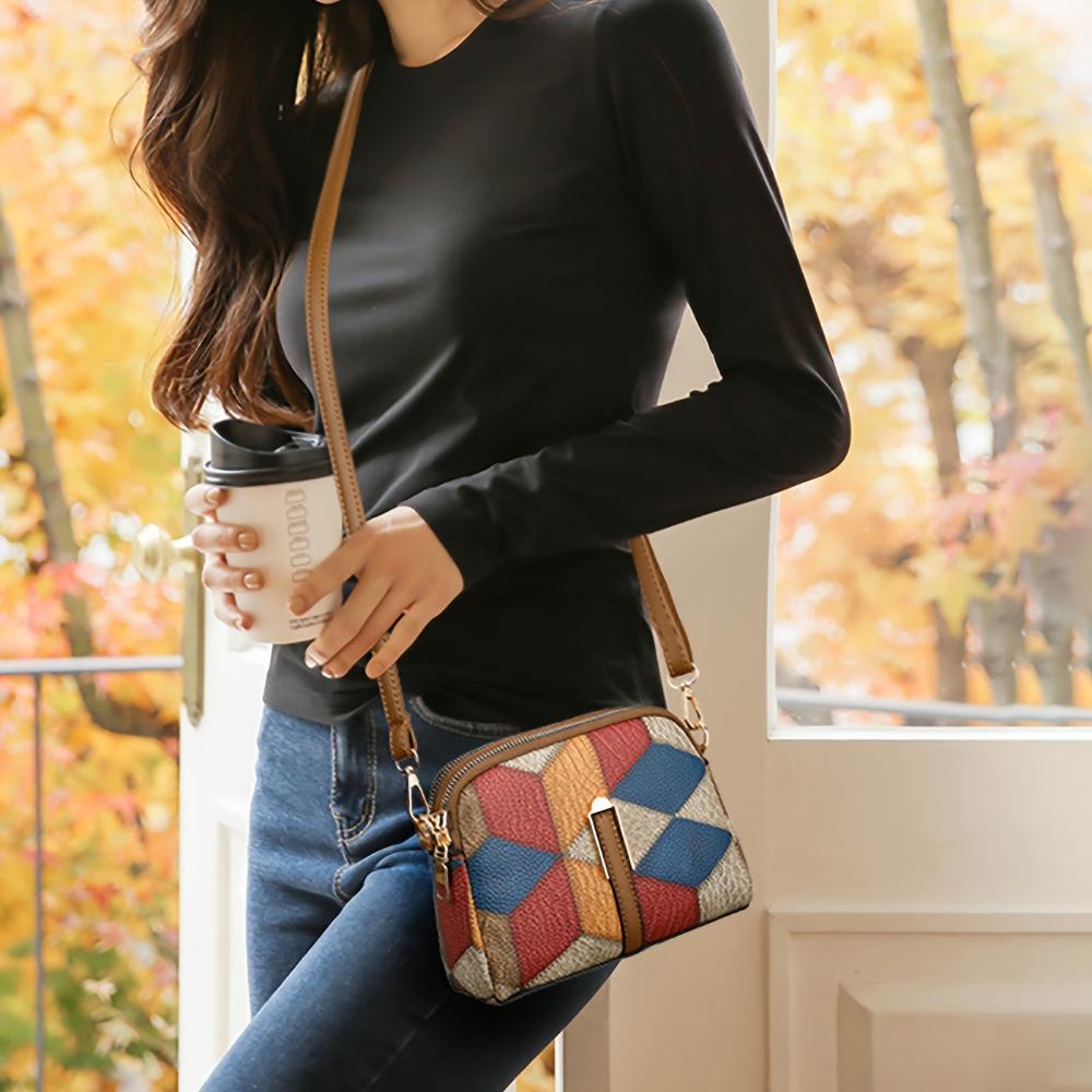 LUNA | PATCHWORK MINI CROSSBODY - VESKE - Nordic Boutique & Co.