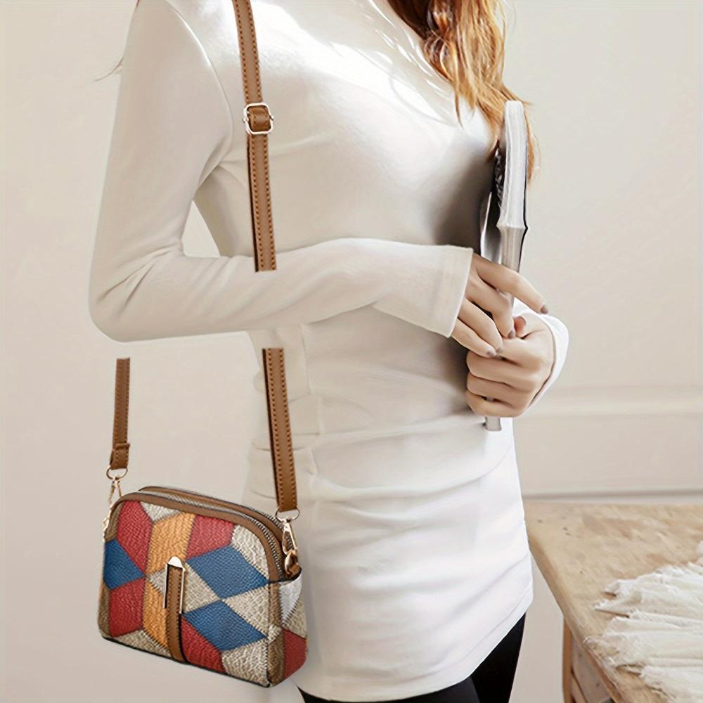 LUNA | PATCHWORK MINI CROSSBODY - VESKE - Nordic Boutique &amp; Co.