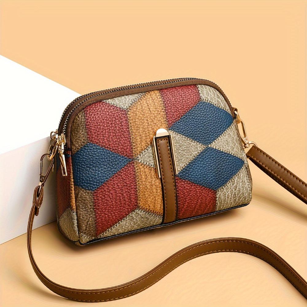 LUNA | PATCHWORK MINI CROSSBODY - VESKE - Nordic Boutique &amp; Co.