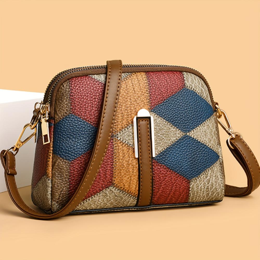 LUNA | PATCHWORK MINI CROSSBODY - VESKE - Nordic Boutique &amp; Co.