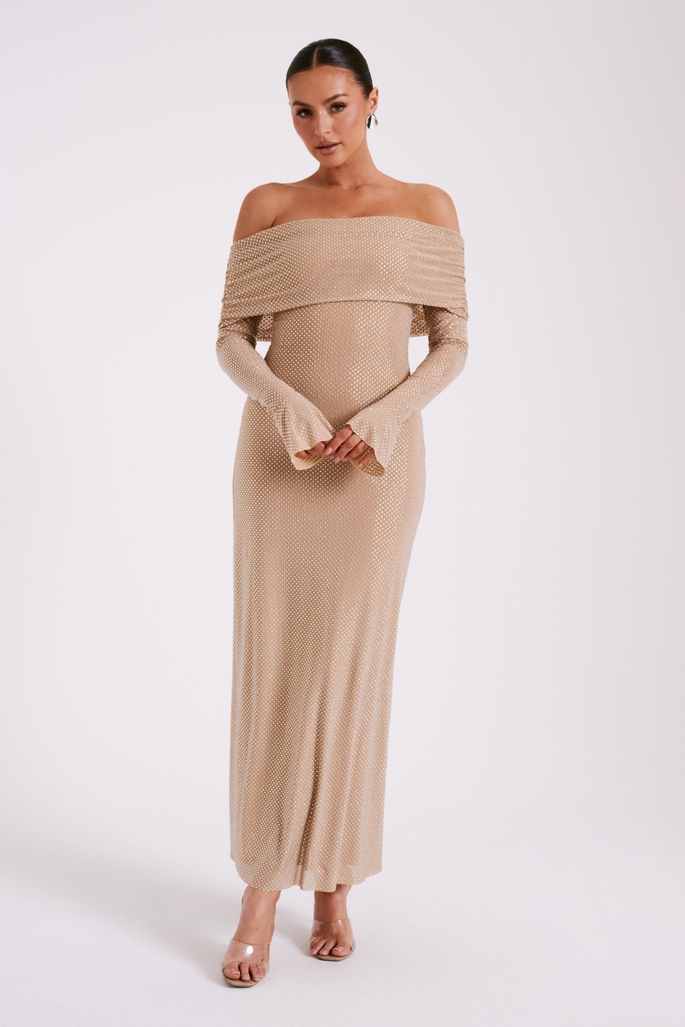 MYRTHE | DIAMOND MAXI KJOLE - Nordic Boutique & Co.