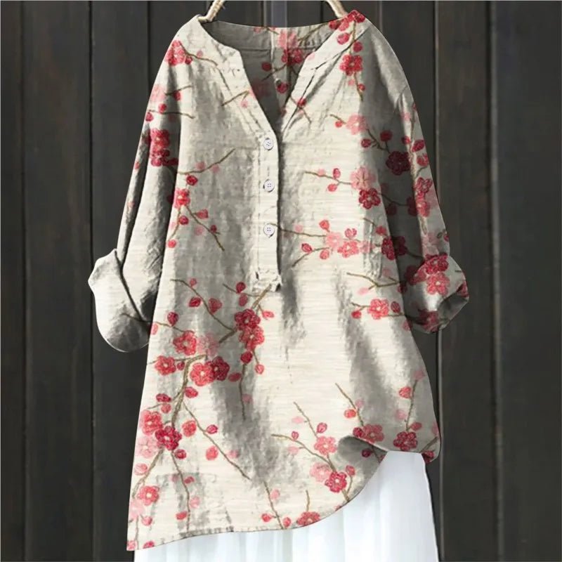 POPPY | BLUSE MED BLOMSTERTRYKK - Nordic Boutique &amp; Co.