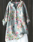 POPPY | BLUSE MED BLOMSTERTRYKK - Nordic Boutique & Co.