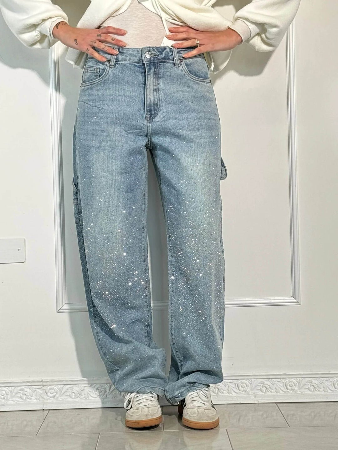 SOPHIA | GLITTER JEANS - Nordic Boutique &amp; Co.