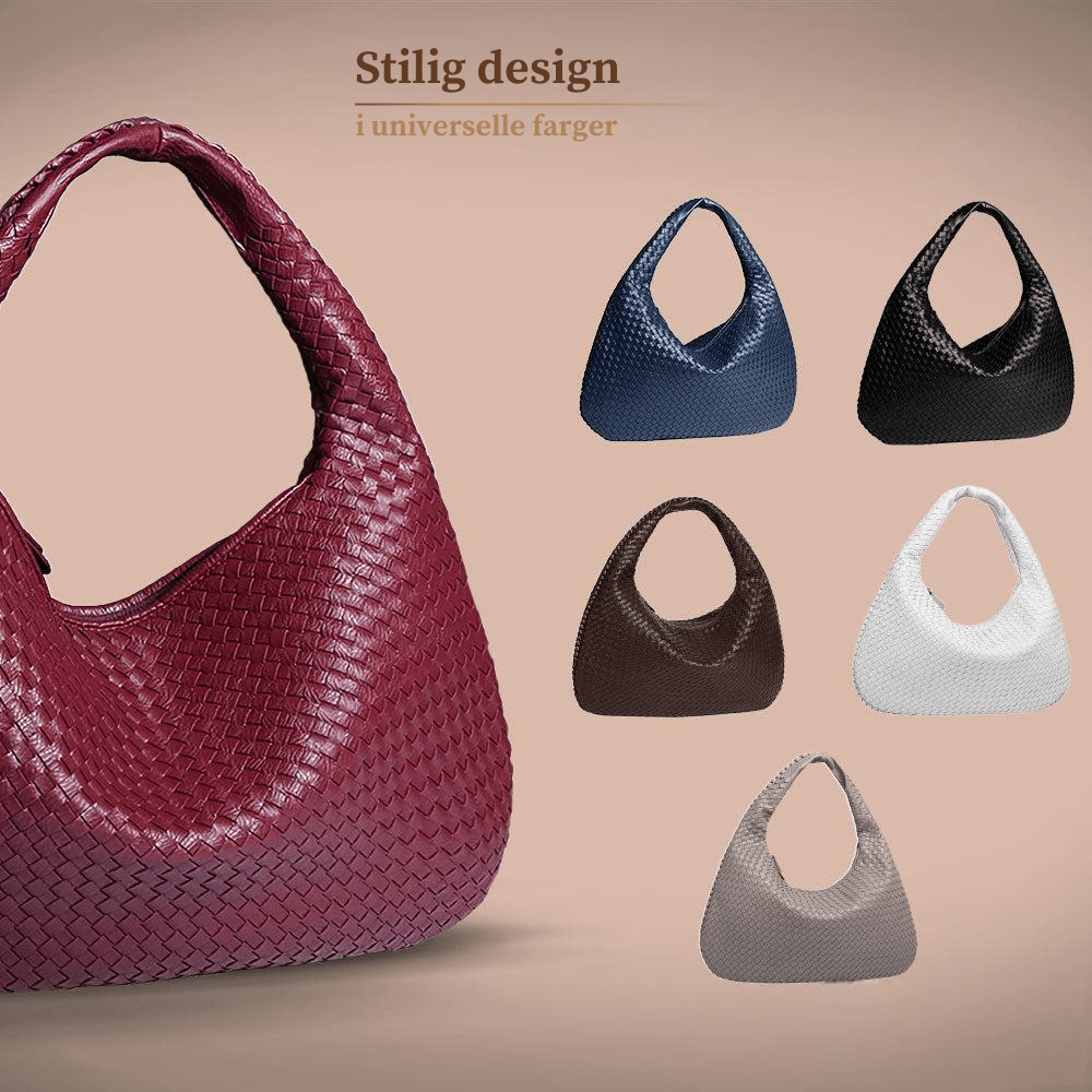 VALENTINA | FLETTET TOTE - VESKE - Nordic Boutique &amp; Co.